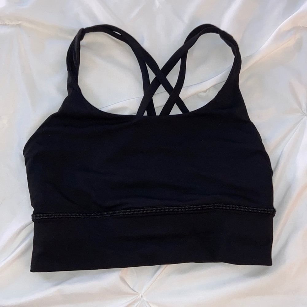 Lululemon black energy bra